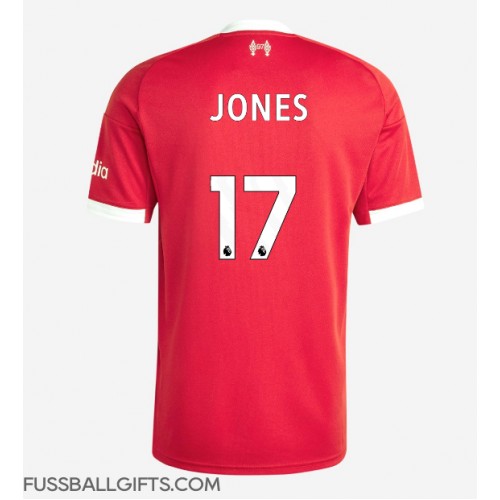 Liverpool Curtis Jones #17 Fußballbekleidung Heimtrikot 2025-26 Kurzarm